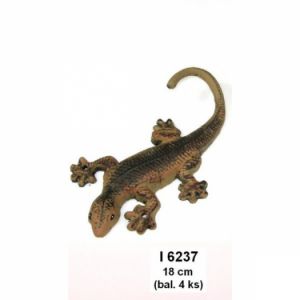 Litinová ještěrka háček 18 cm dlouhá ještěrka