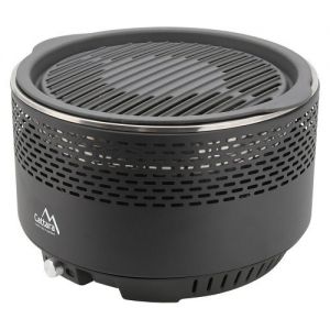 stolní gril na dřevěné uhlí luxusní s ventilátorem pro regulaci hoření, Stolní, přenosný gril KEG  s taškou a ventilátorem na usb, kulatý stolní gril na dřevěné uhlí přenosný kemping, gril do auta 
