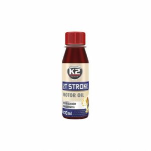 olej pro 2T motory 100ml do benzínu,  Polosyntetický olej určený pro použití ve dvoutaktních automobilech, skútrech, motocyklech, řetězových pilách apod
