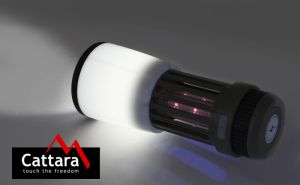 Svítilna campingová nabíjecí + lapač hmyzu, Lampička s elektronickým lapačem hmyzu,